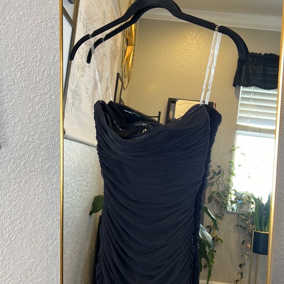 HOUSE OF CB 'Sofia' Black Mesh Strapless Maxi Dress NWT - Picture 13 of 16